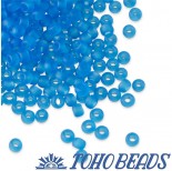 Zdjęcie - Koraliki TOHO Round 8/0 Transparent-Frosted Dark Aquamarine